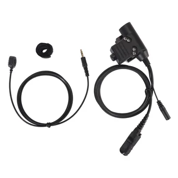 U94 TR Adapteris Atgal Įrašą Nešiojamų Walkie Talkie, Ausinių Adapteris, skirtas Xir P6600 P6620 DP2400 MT3250
