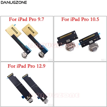 USB Įkrovimo lizdas Jungtis baterijos Dokas Lizdas Jack Plug Flex Kabelis iPad Pro 12.9 colių A1584 A1652 / 9.7 colių / 10.5 colių