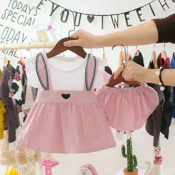 Vaikų drabužiai nauji korėjos versija mergina suknelė Vaikų sijonas Vaikų pledas kelnės, 1-4 metai
