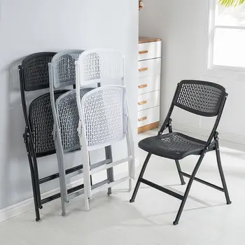 Valgomojo Kėdės, Modernaus Minimalistinio Plastiko Laukia Kėdės Nešiojamos Sulankstomos Kėdės Atlošas Kėdės Tingus Laisvalaikio Studentų Kompiuterio Kėdė
