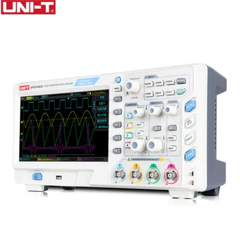 VIENETO UPO2104CS Ultra Fosforo Osciloskopai 4CH 100MHZ Scopemeter taikymo Sritis matuoklis 7 colių plačiaekranį LCD monitorių USB Sąsaja
