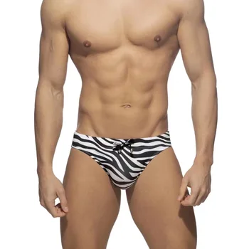 WJ67 nauja seksuali zebra juostele maudymosi kostiumėliai vyrų valdybos plaukimo glaudės paplūdimio plaukti šortai burlente plaukti bikini trumpikės vyrams maudymosi sunga