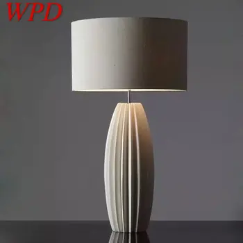 WPD Šiuolaikinės Keramikos Tamsos Stalo Lempa LED Kūrybos Šiaurės Bouffancy Stalas Šviesos Dekoro Namų Gyvenamasis Kambarys Miegamasis
