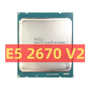 XEON E5 2670 V2 2.5 GHz Dešimt-Core Dvidešimt Sriegis Procesorius L3=25M 115W LGA 2011 PROCESORIŲ DDR3 X79 motininė Plokštė