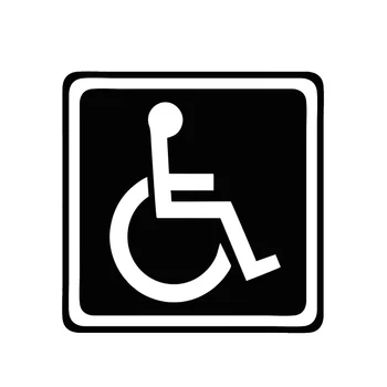Įspėjimas Automobilių Lipdukai Mados Neįgaliesiems Pasirašyti Negalia Mobilumo automobilių Stovėjimo aikštelė, Automobilių Stiying PVC Lipdukai BMW Garso