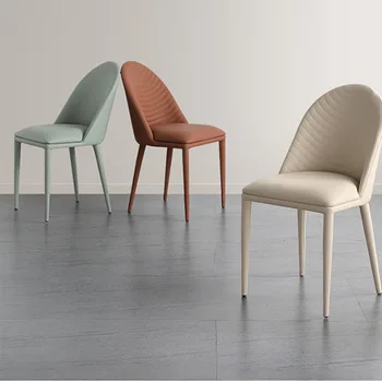 Šiaurės italijos šviesos prabangus valgomasis kėdės audinio, odos kėdė Šiaurės šalių šiuolaikinio minimalistinio knygą, kėdę dizaineris modelis kambario kėdė
