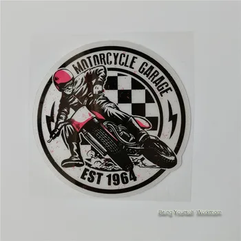 šviesą atspindinčios motociklo garažas lipdukai, vinilo prekinis, galinis stiklo ACE šalmas lipdukai motorcross lenktynės vinilo lipdukas motociklas KETURRATIS