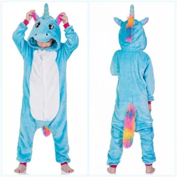 2021 Vienaragis Pižama Vaikams Gyvūnų Pižamos Vaikams Panda Berniukų, Mergaičių Sleepwear Jumpsuit Gyvūnų Pižama Kūdikių Žiemą