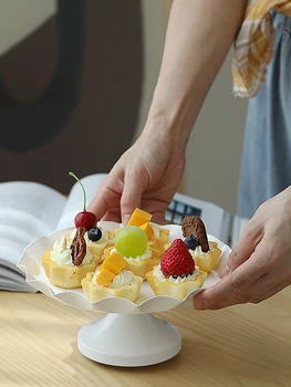 Dirbtinių Vaisių Tartlet Blynai Tortų, Ledų Desertas 6cm Modeliu, Namų puošybai Fotografijos Rekvizitai vitrina tiekėjas