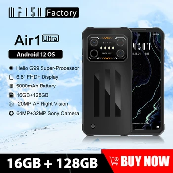 IIIF150 Air1 Ultra 8GB 128GB mobiliųjų telefonų Gel G99 6.8 Colių FHD+ 120Hz Ekranas Mobiliojo Telefono 64MP Android 12 Patikima Išmanųjį telefoną