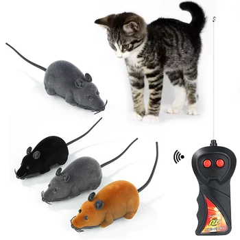 Karšto Pardavimui Naujas 8 Spalvų Katės Žaislai, Pelė, Nuotolinio Valdymo Belaidžio Modeliavimas Pelės Žaislai, Elektroniniai Pelių, Žiurkių Žaislai Naujiena Pet Supplies